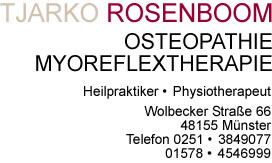 Tjarko Rosenboom Osteopathie - Heilpraktiker | Physiotherapeut M&uuml;nster